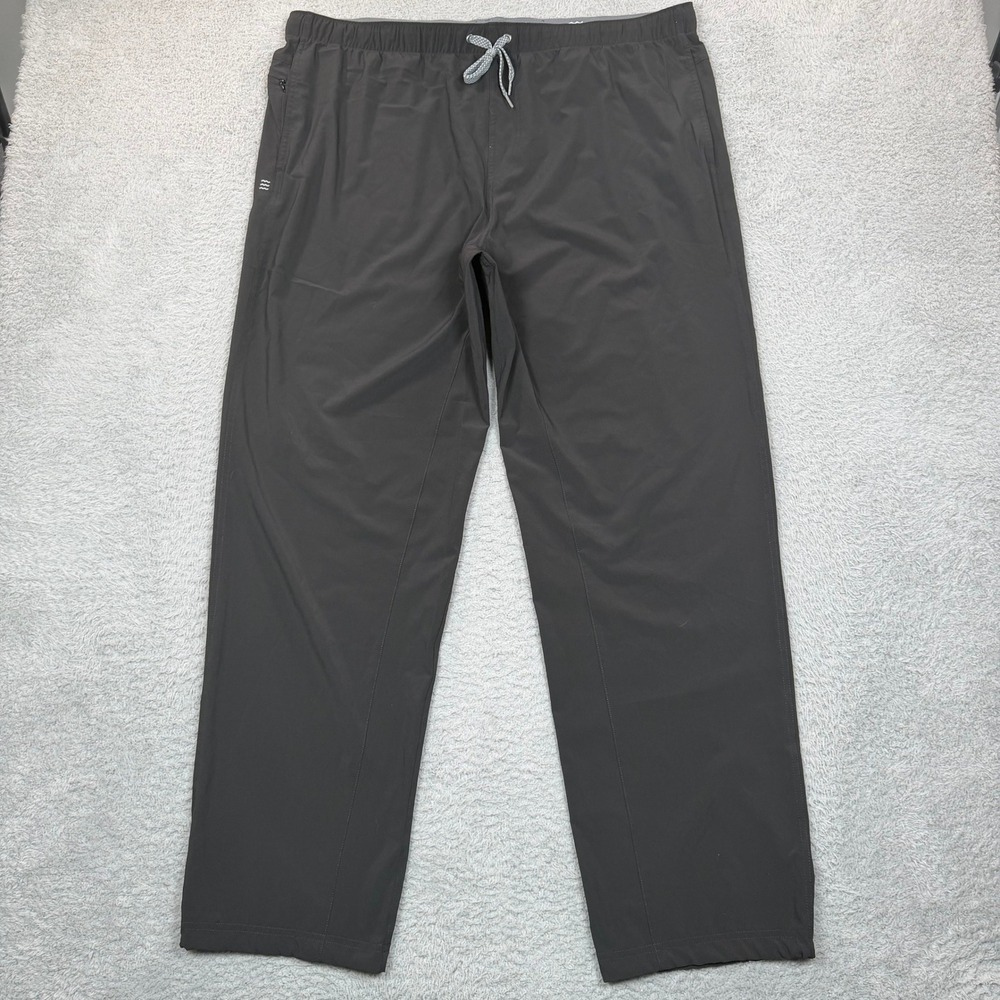 Free Fly Breeze Pants Mens 3XL Charcoal Gray Stretch Lightweight Hiking Travel